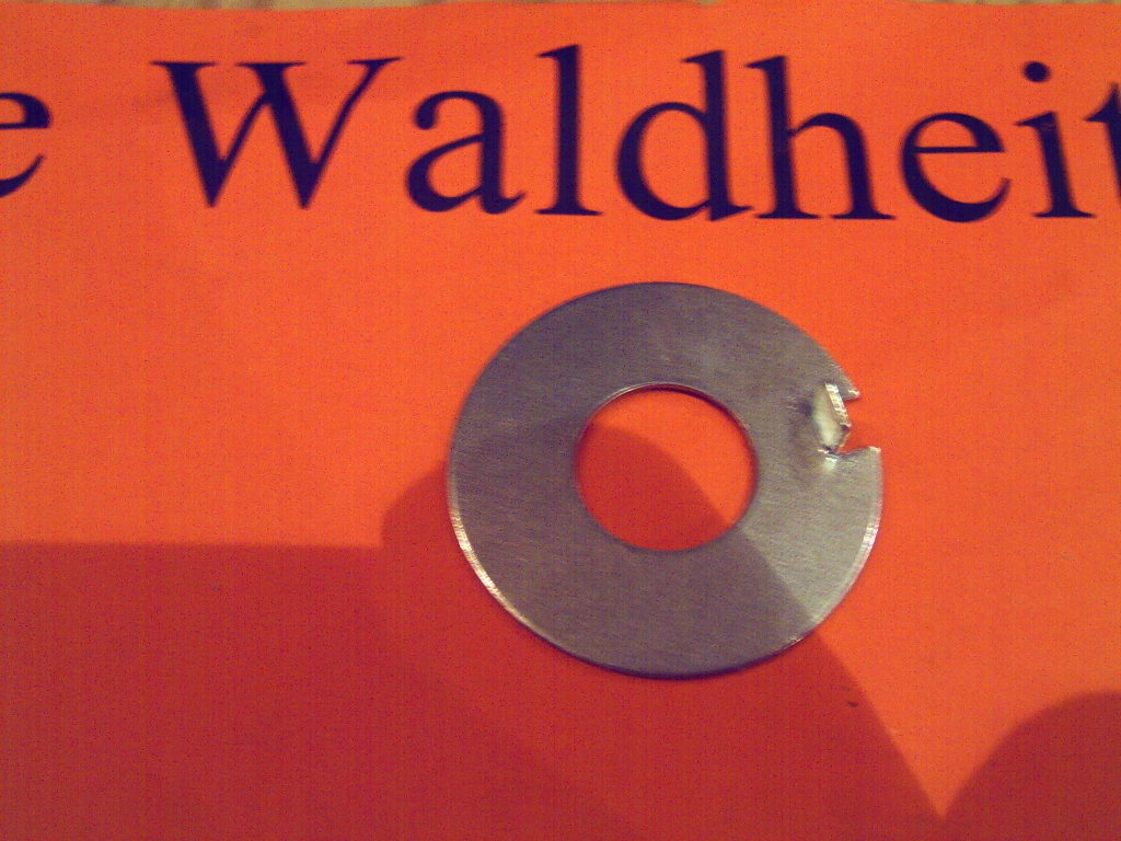 Sicherungsblech, Kettenritzel Sicherungsblech, Kettenritzel